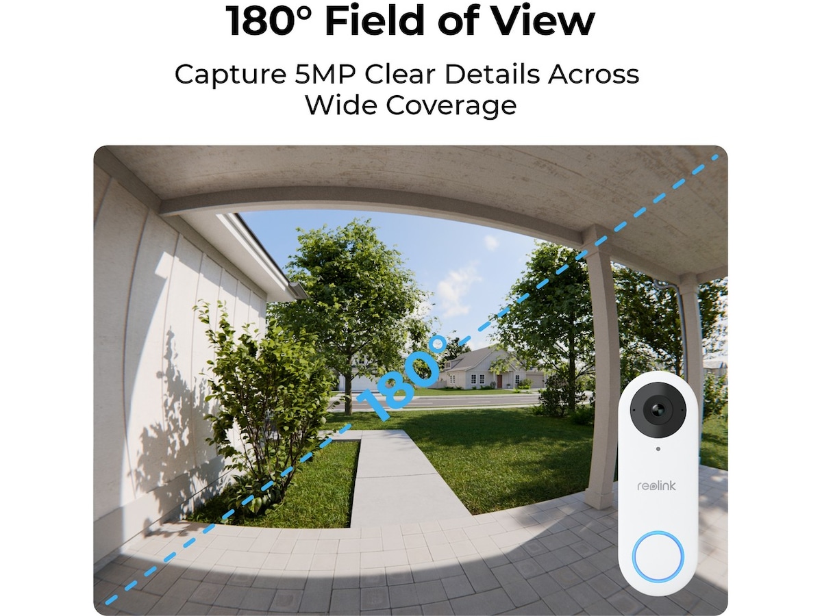 Reolink Video Doorbell WiFi (sort) Ringeklokker