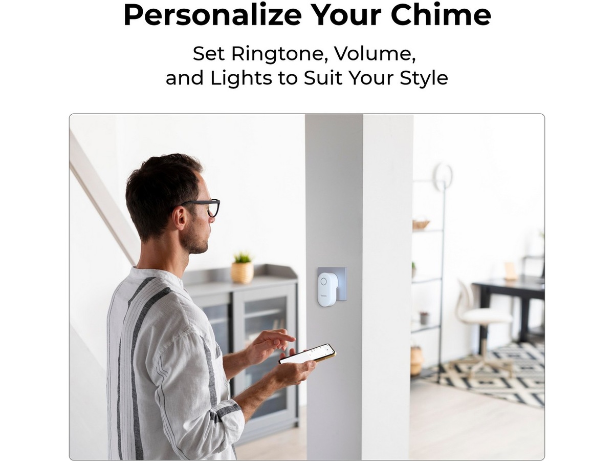 Reolink Video Doorbell WiFi (sort) Ringeklokker