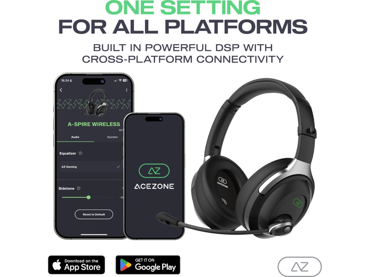 Acezone A-Spire gamingheadset trådløst -B-Grade Demo headset