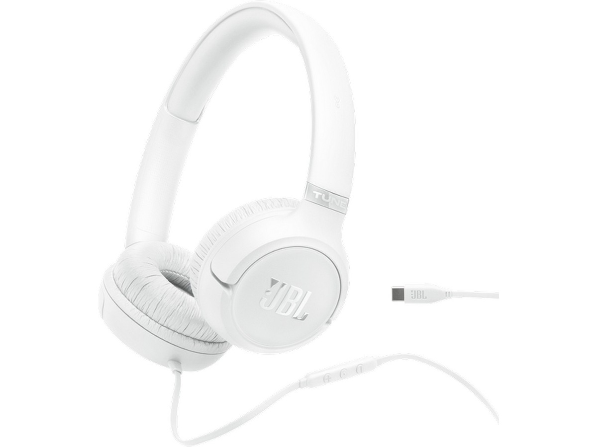 JBL Tune 530C hodetelefoner, over-ear (hvit) Hodetelefoner