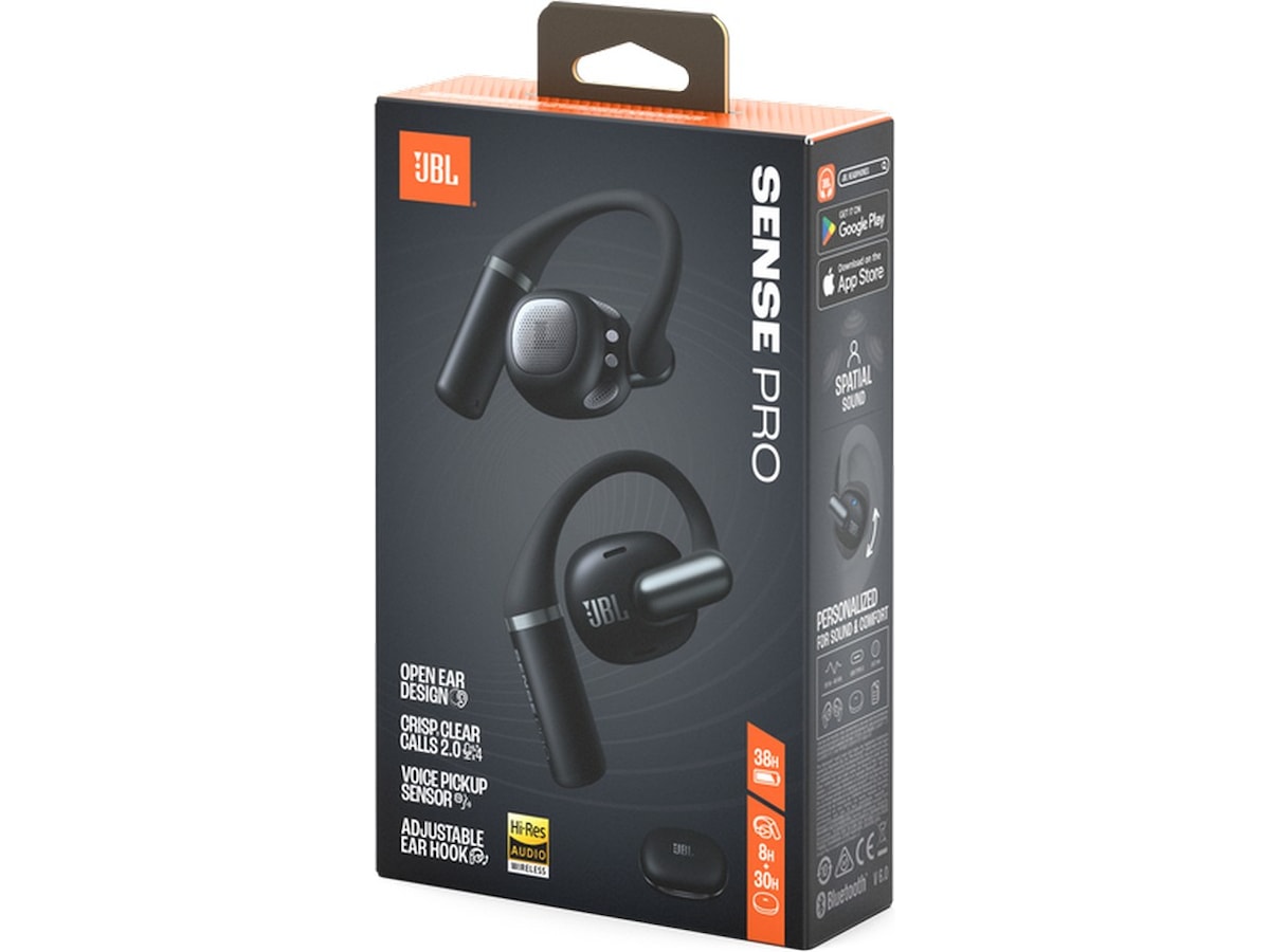 JBL Sense Pro Trådløse Ørepropper, Open-ear (sort) Ørepropper