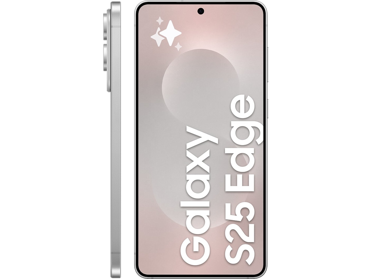 Samsung Galaxy S25 Edge 256GB (titansølv) -B-Grade Demo mobiltelefoner