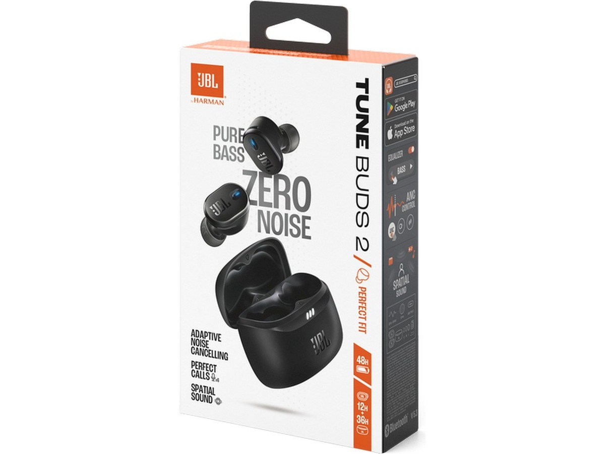 JBL Tune Buds 2 trådløse ørepropper, In-Ear (sort) Ørepropper