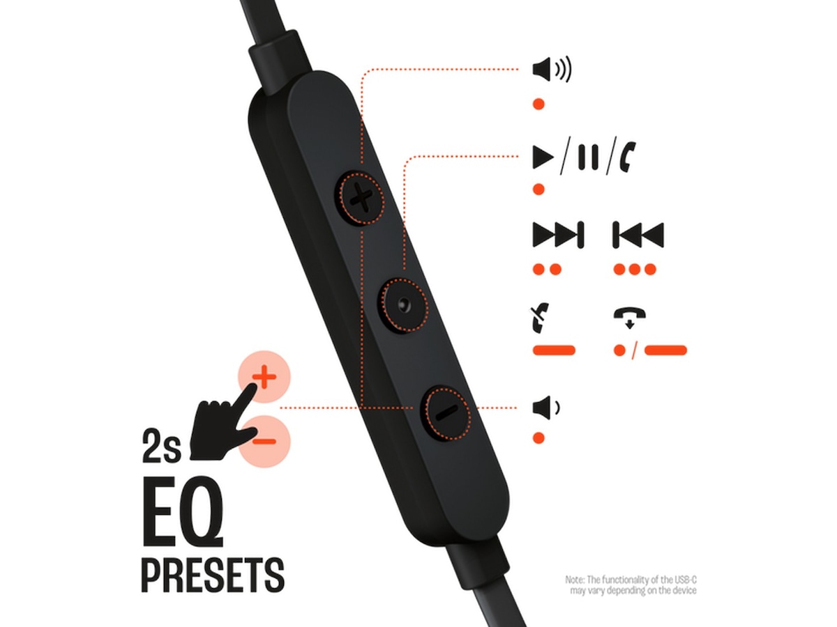 JBL Tune 305C kablede ørepropper, In-Ear (sort) Ørepropper