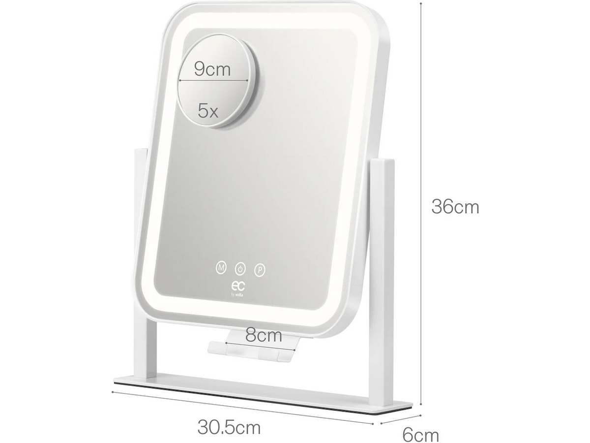 EC Glowing Sminkespeil 2-pakning Ansiktspleie
