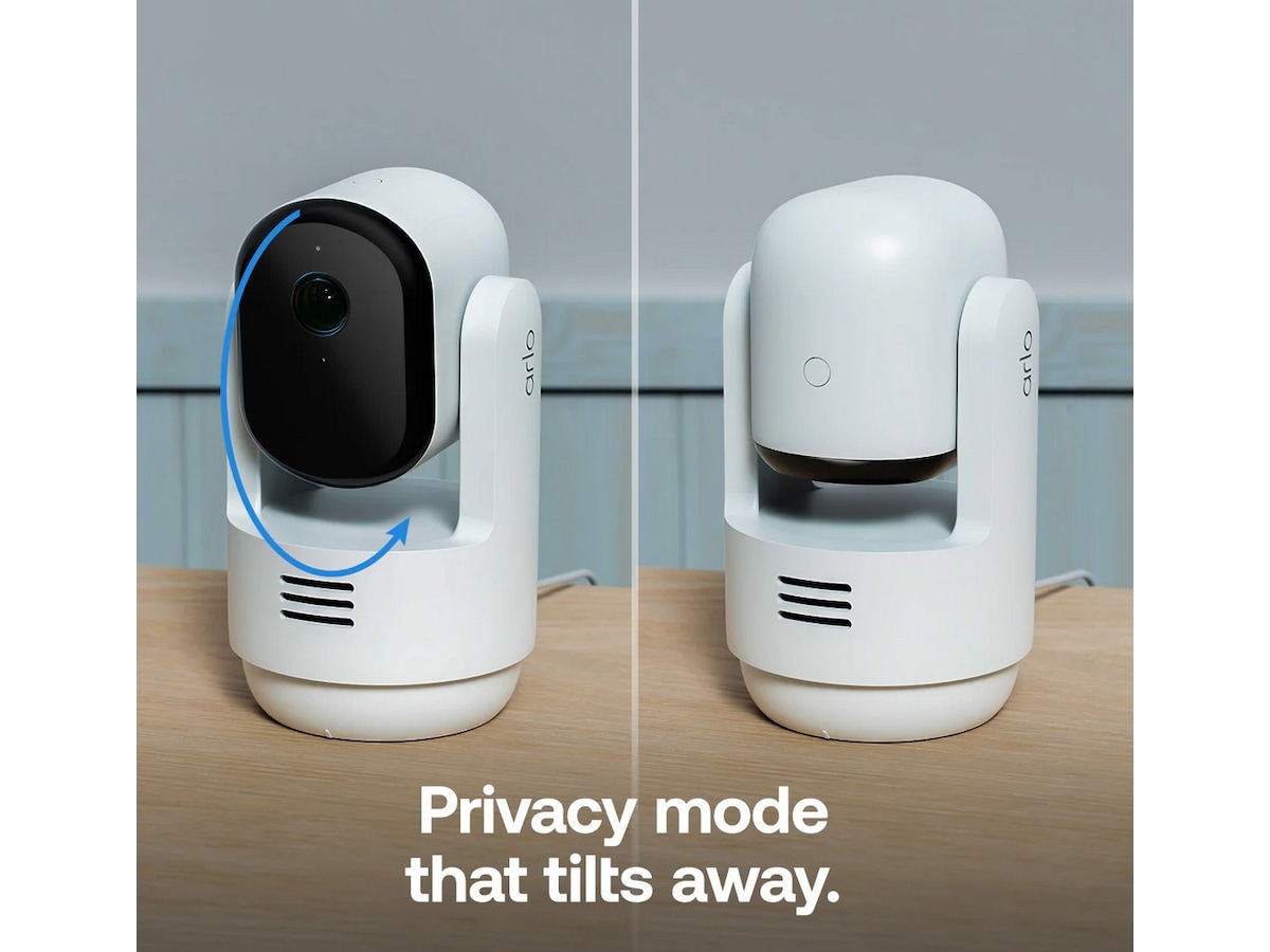 Arlo Essential 3 2K PTZ innendørs overvåkningskamera 2-pack Overvåkningskameraer