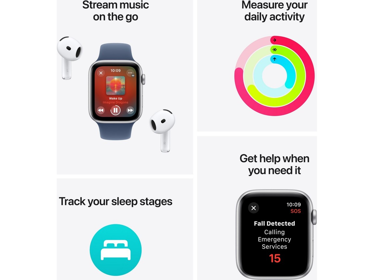 Apple Watch SE 40mm GPS + LTE aluminium (stjerneskinn) -B-Grade Demo klokker