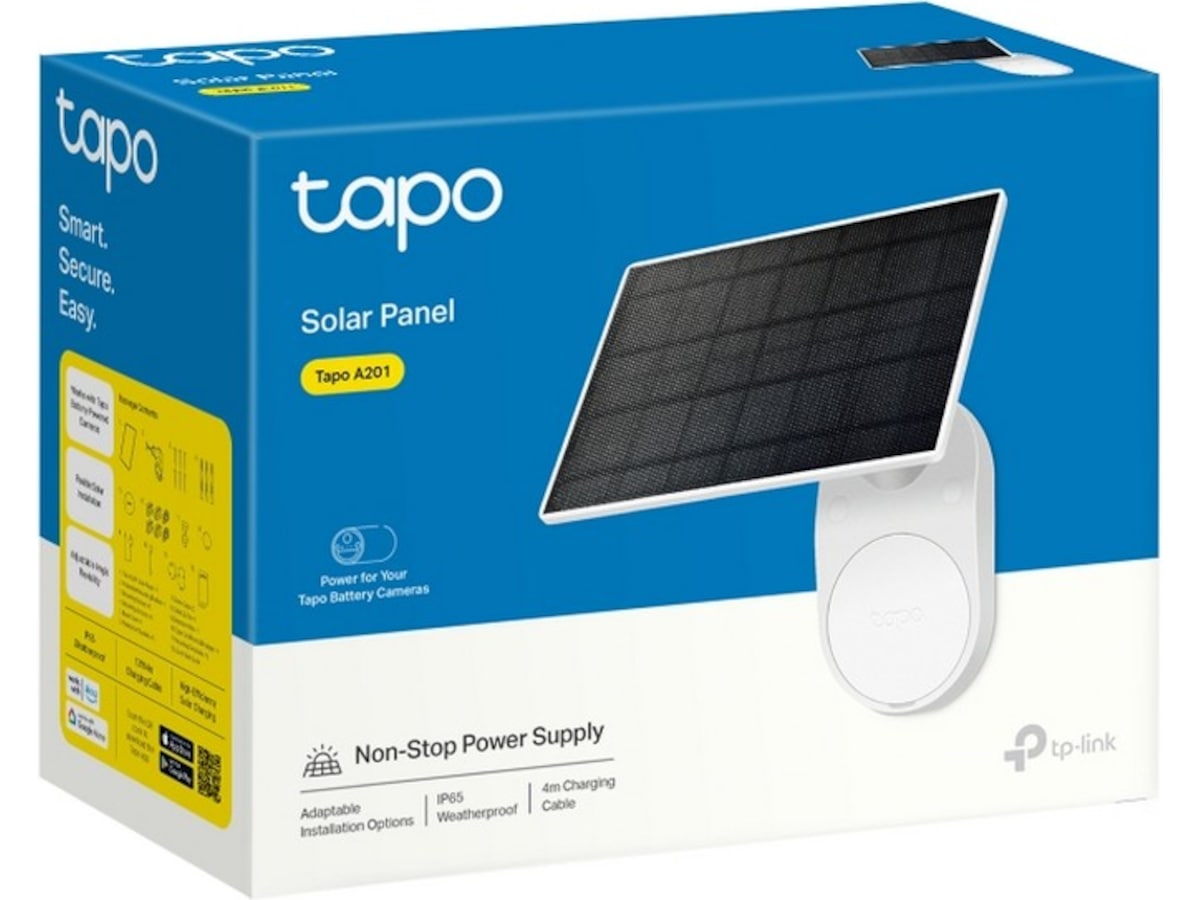 TP-Link Tapo A201 solcellepanel Tilbehør til overvåkningskameraer