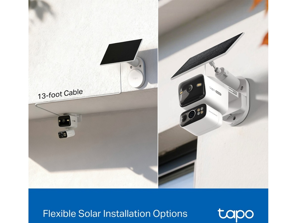 TP-Link Tapo C645D KIT overvåkningskamera, solcelledrevet Overvåkningskameraer