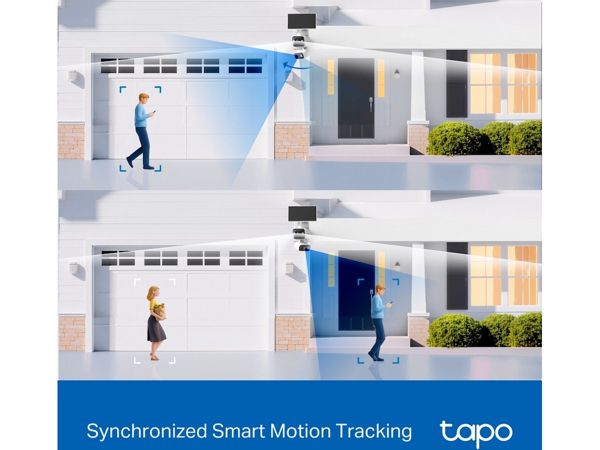 TP-Link Tapo C645D KIT overvåkningskamera, solcelledrevet Overvåkningskameraer