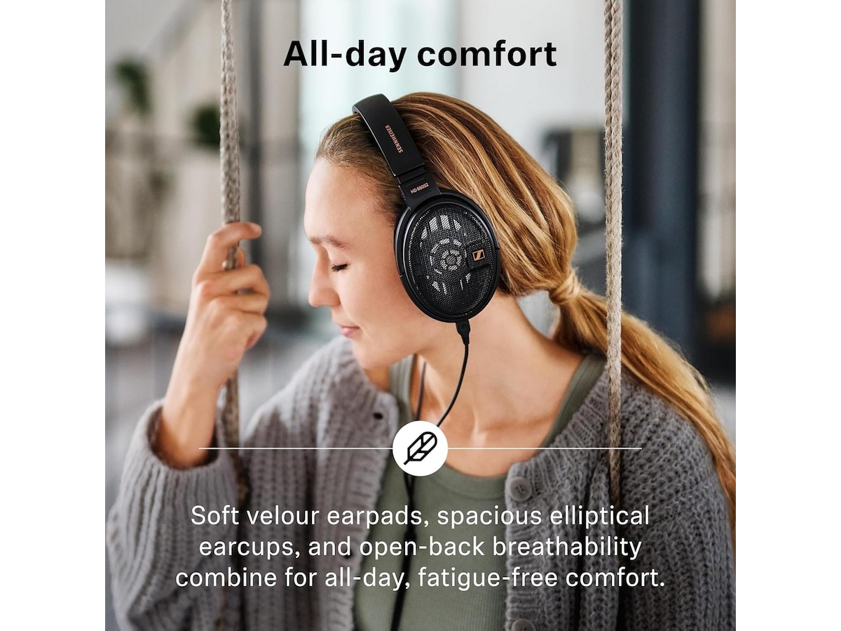 Sennheiser HD660S 2 åpne hodetelefoner, over-ear (sort) Hodetelefoner