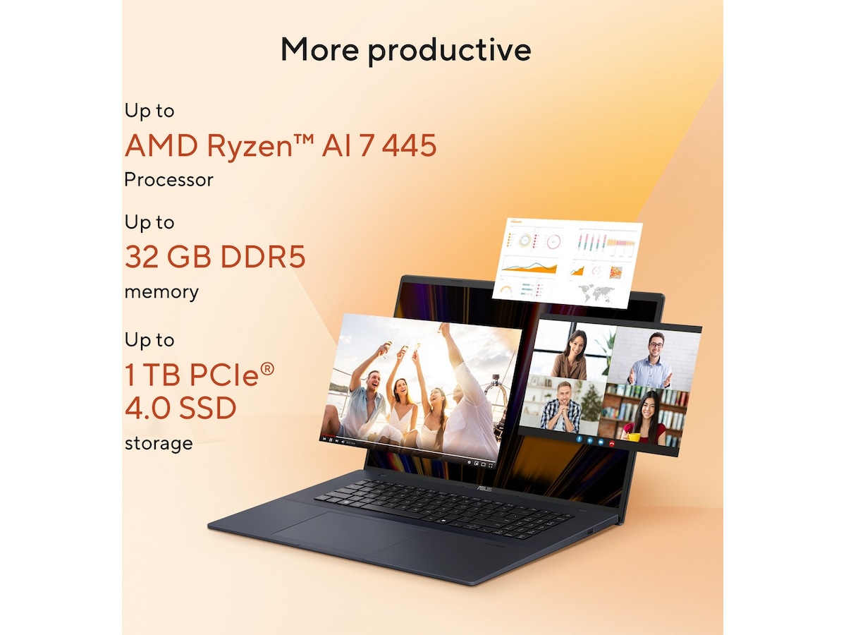 ASUS Vivobook 18 D1807GA 18" WUXGA PC - Bærbar / laptop