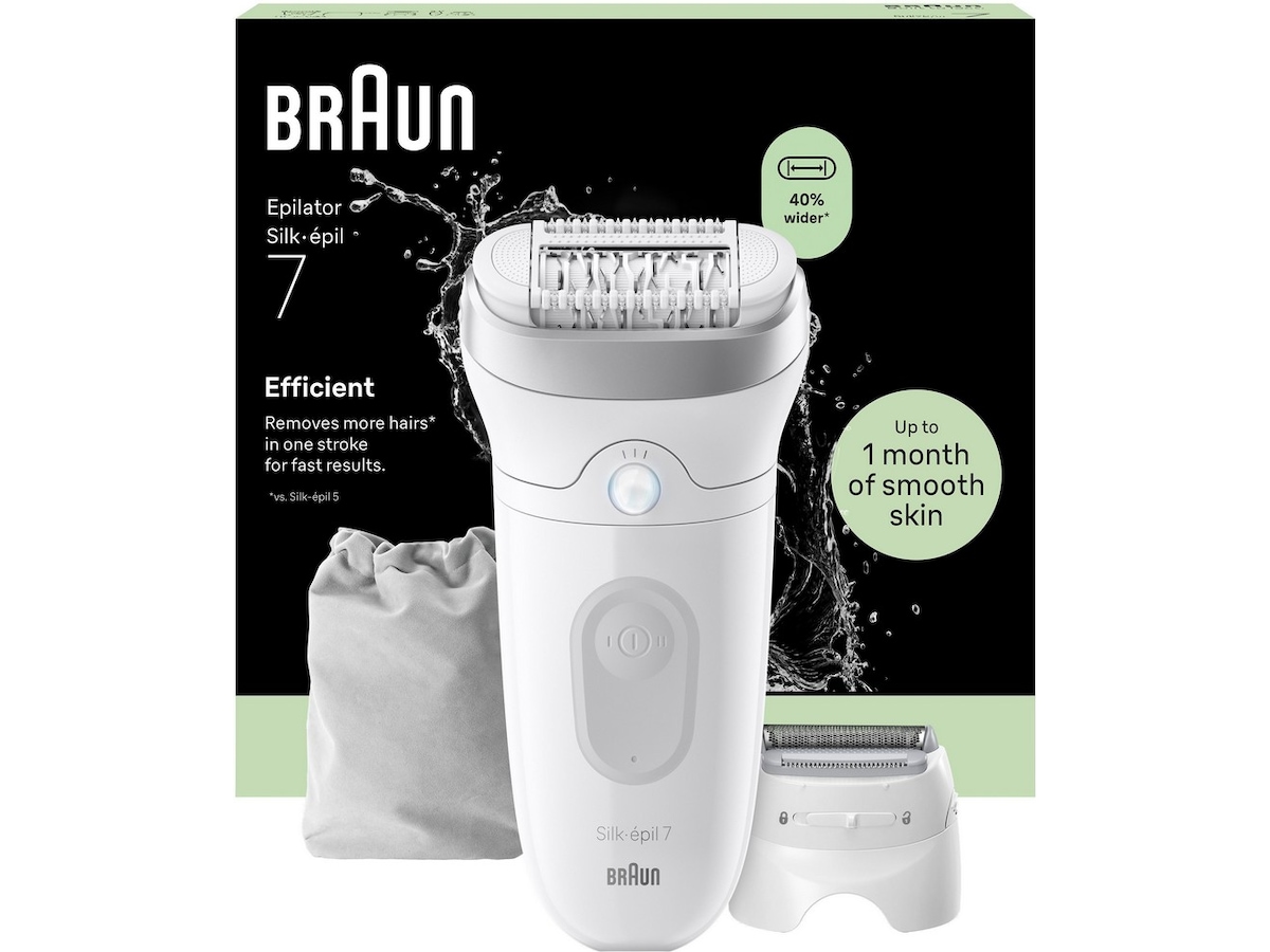 Braun Silk·épil 7 (sølv) Epilator & IPL-hårfjerning