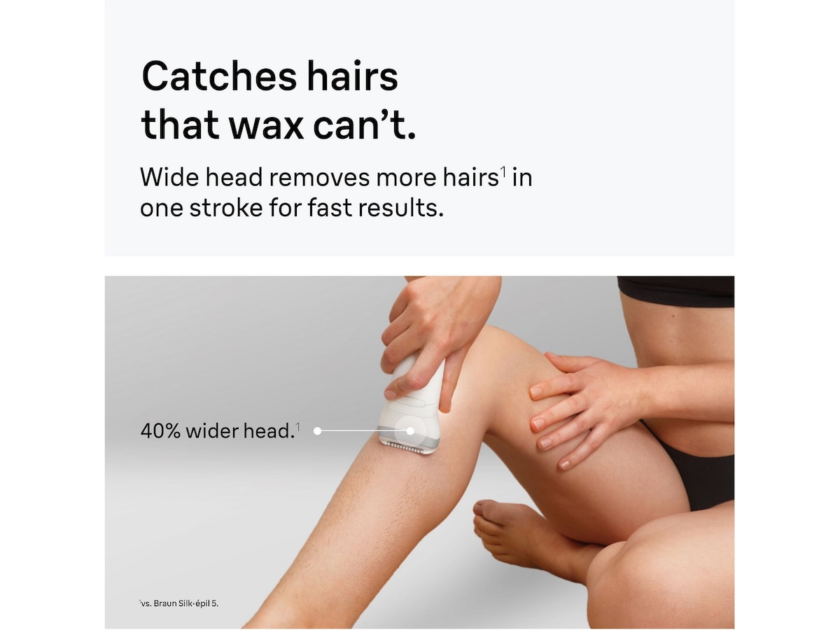 Braun Silk·épil 7 (sølv) Epilator & IPL-hårfjerning