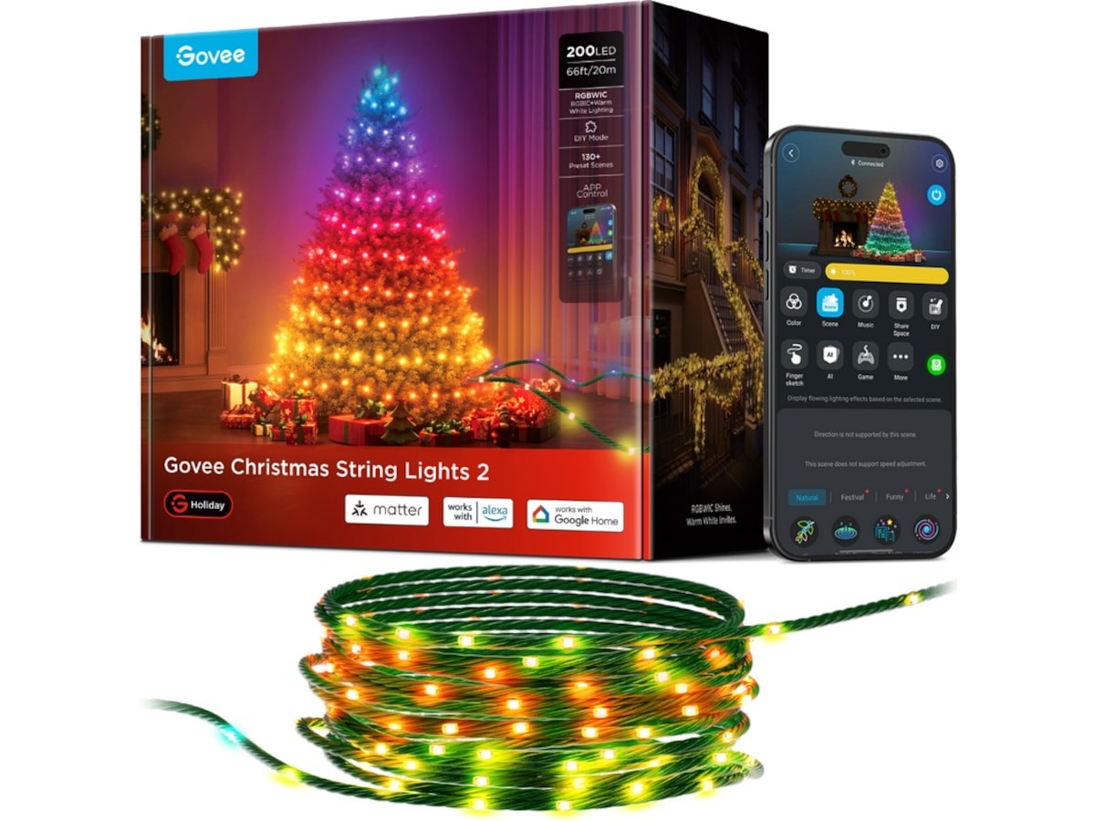 Govee Christmas String Lights 2 20M -B-Grade Demo hjem & fritid