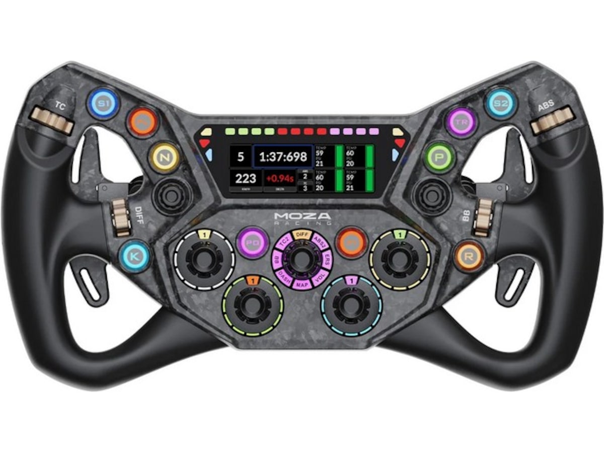 MOZA KS Pro Steering Wheel Ratt og pedaler