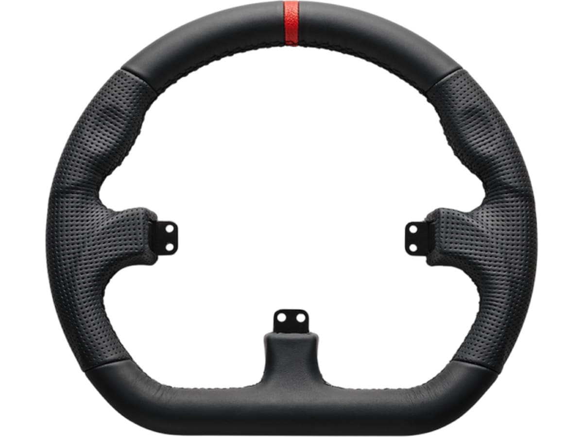 Asetek Closed D rattkrans skinn (svart) Ratt og pedaler