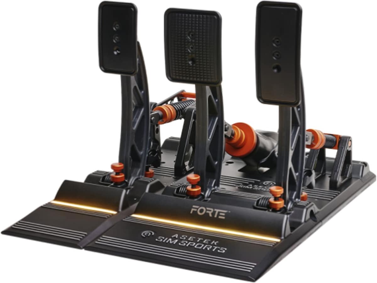 Asetek Forte simracing-pedaler bremse og gass Ratt og pedaler