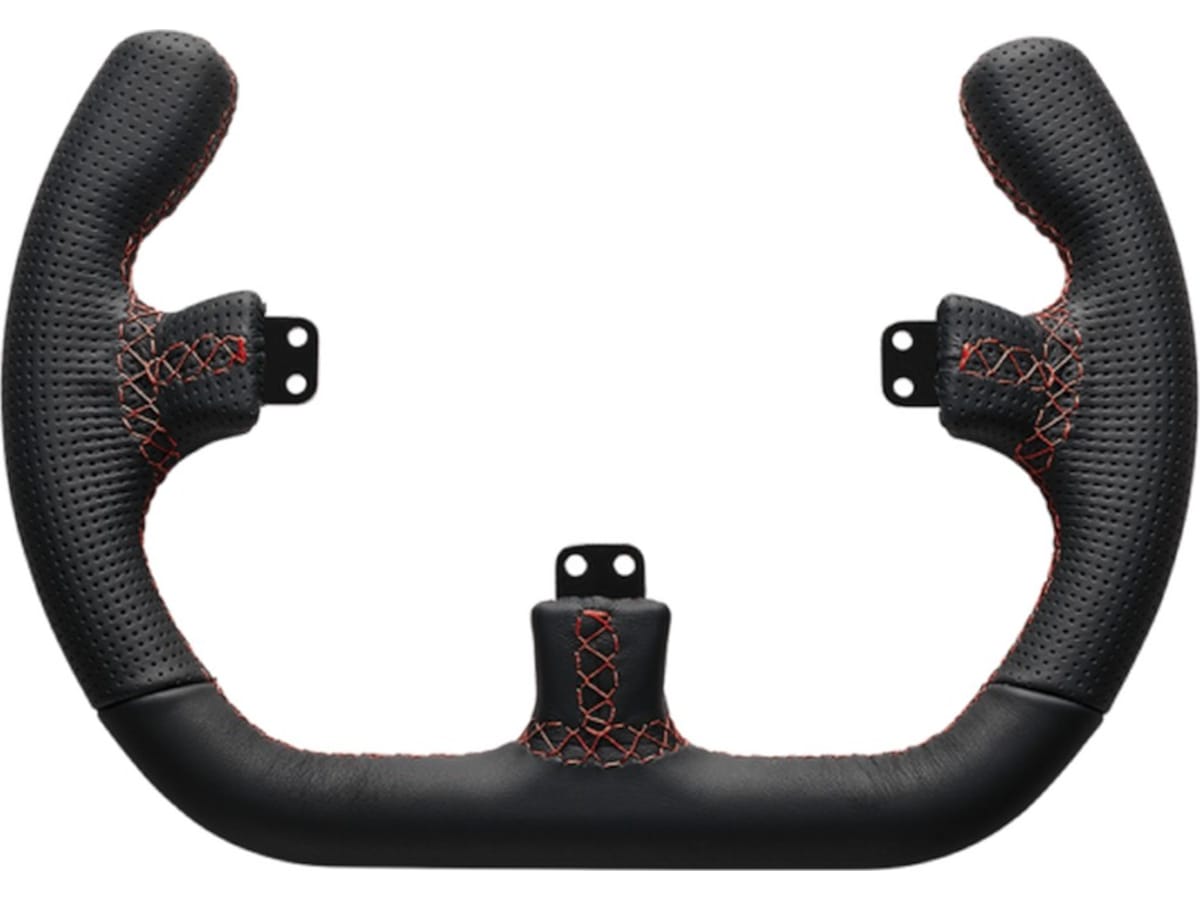 Asetek Open D rattkrans skinn (svart) Ratt og pedaler