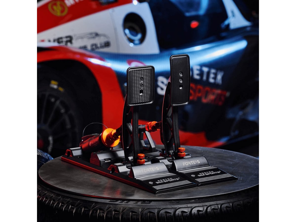 Asetek Forte S-Series bremse og gass Ratt og pedaler