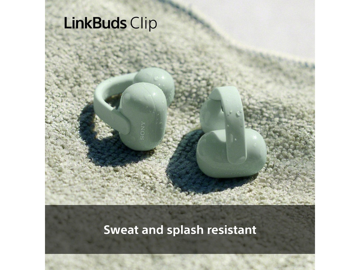 Sony LinkBuds Clip åpne øretelefoner (sort) Hodetelefoner