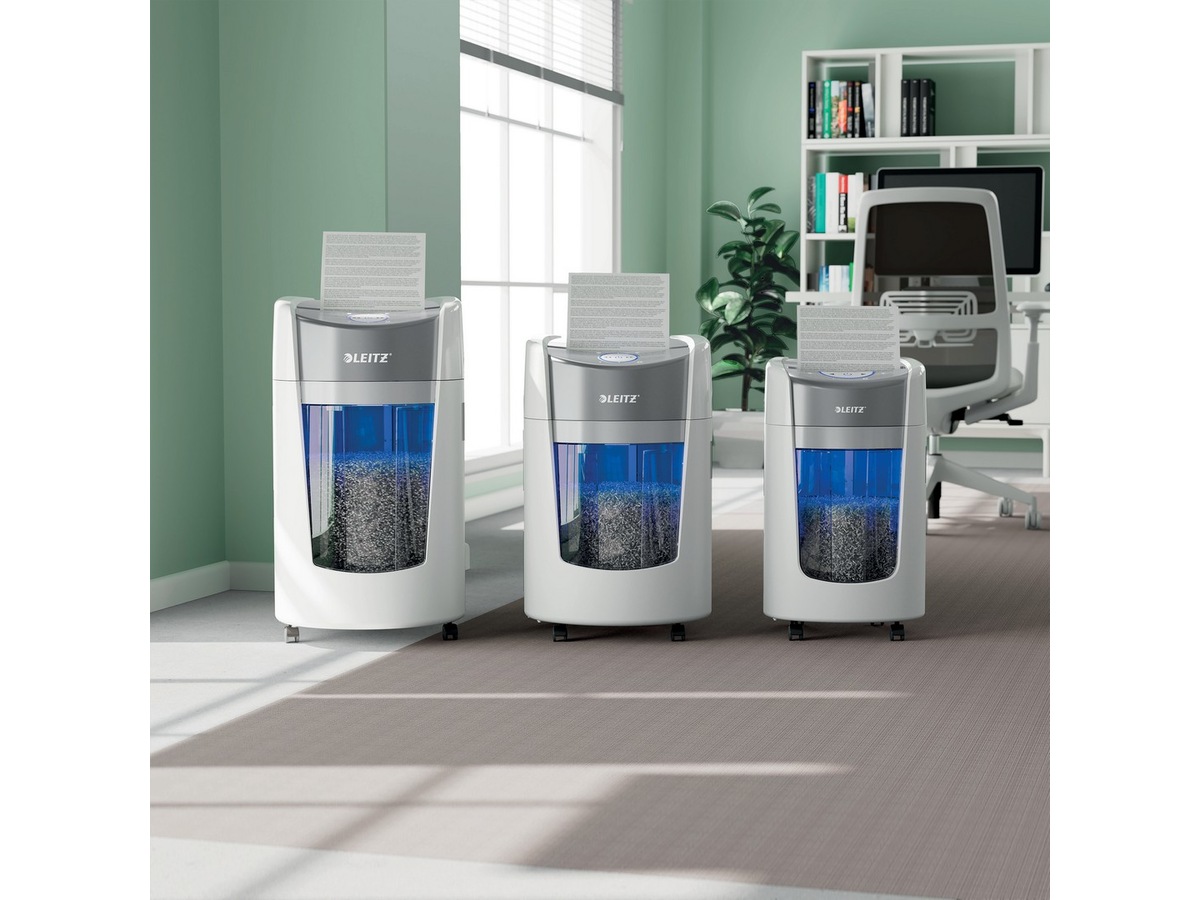 Leitz Makuleringsmaskin IQ OptiMax Small Office 350 Mikrokutt P5 Makuleringsmaskiner