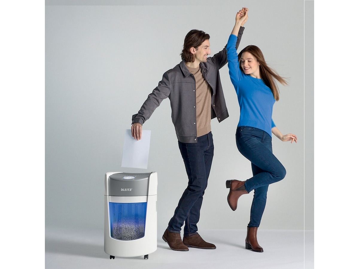 Leitz Makuleringsmaskin IQ OptiMax Small Office 350 Mikrokutt P5 Makuleringsmaskiner