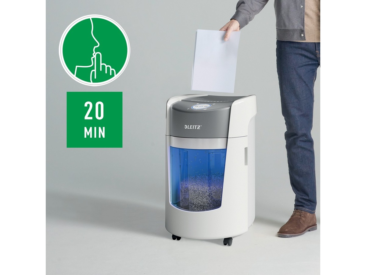 Leitz Makuleringsmaskin IQ OptiMax Small Office 350 Mikrokutt P5 Makuleringsmaskiner