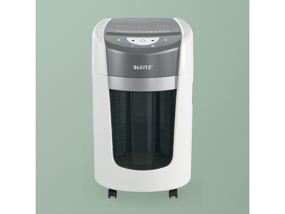 Leitz Makuleringsmaskin IQ OptiMax Home Office 225 Mikrokutt P5 Makuleringsmaskiner