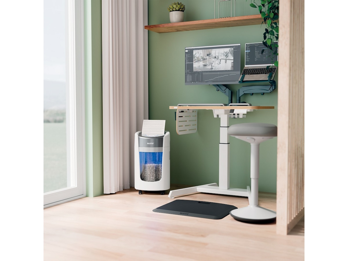 Leitz Makuleringsmaskin IQ OptiMax Home Office 225 Mikrokutt P5 Makuleringsmaskiner