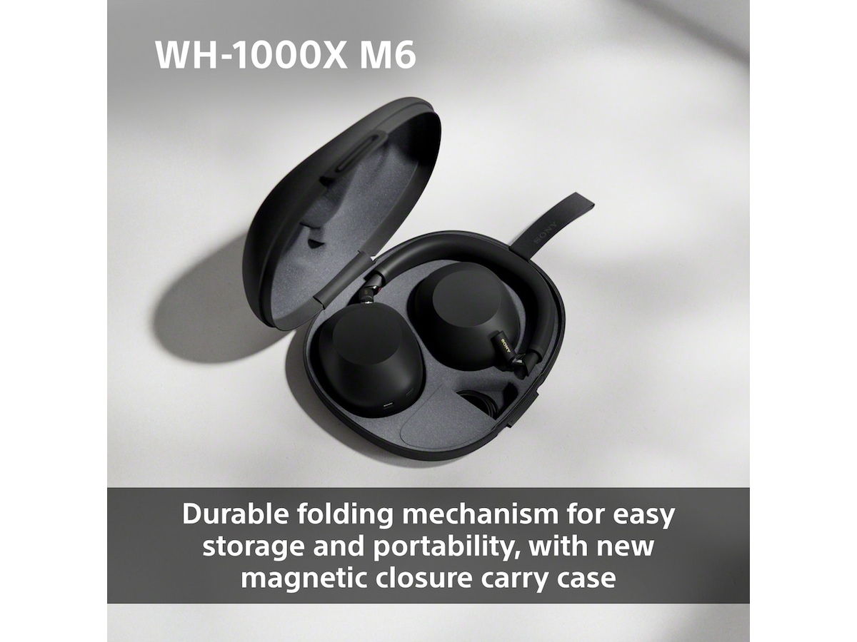 Sony WH-1000XM6 trådløse hodetelefoner, over-ear (sort) + WF-510 buds Hodetelefoner