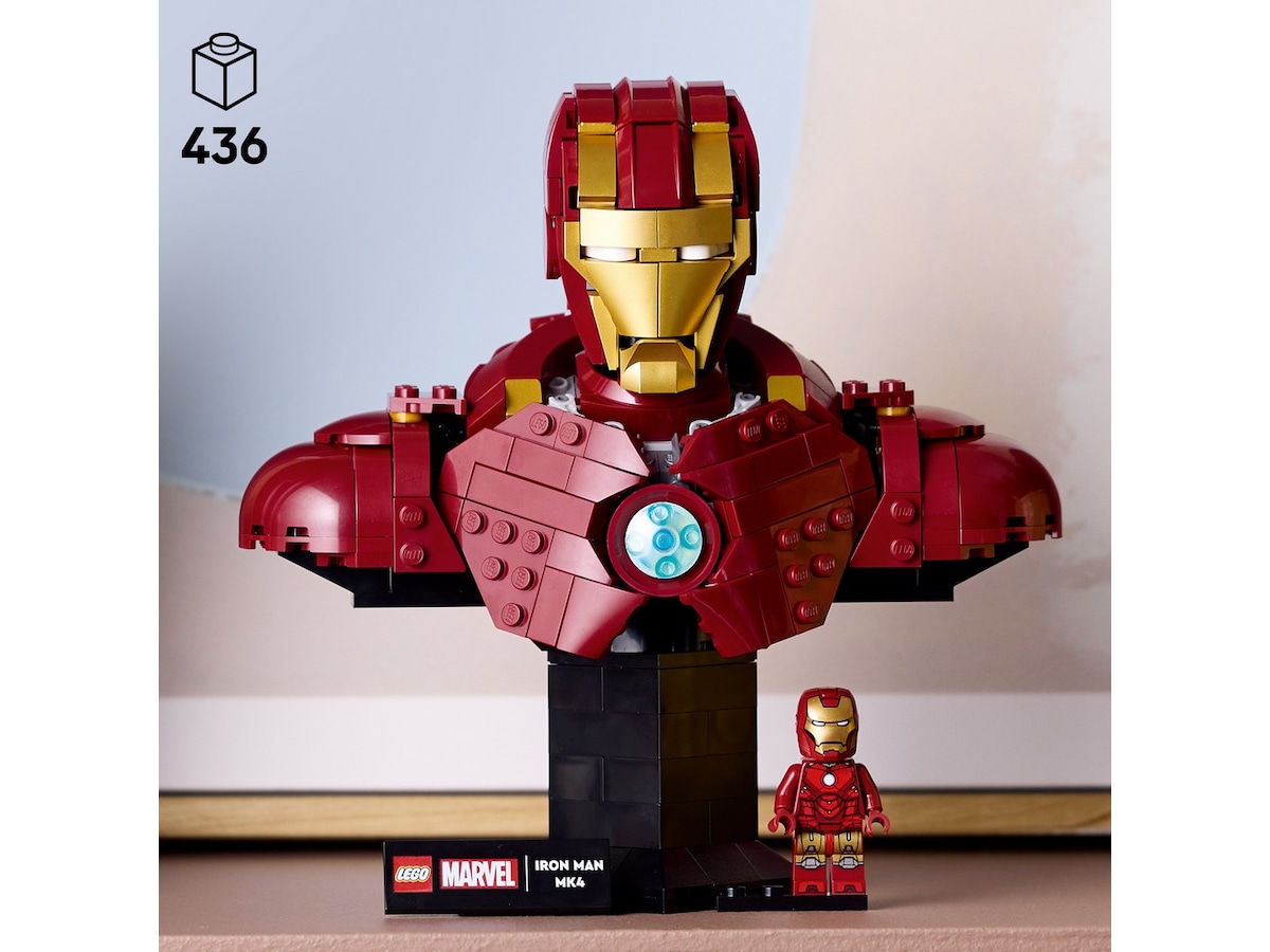 LEGO Super Heroes byste av Iron Man MK4 76327 LEGO