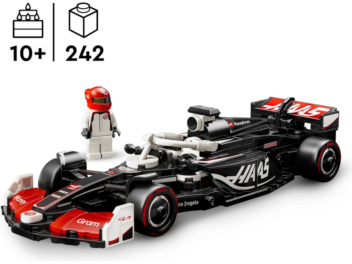 LEGO Speed Champions MoneyGram Haas F1 Team VF-24-racerbil 77250 LEGO