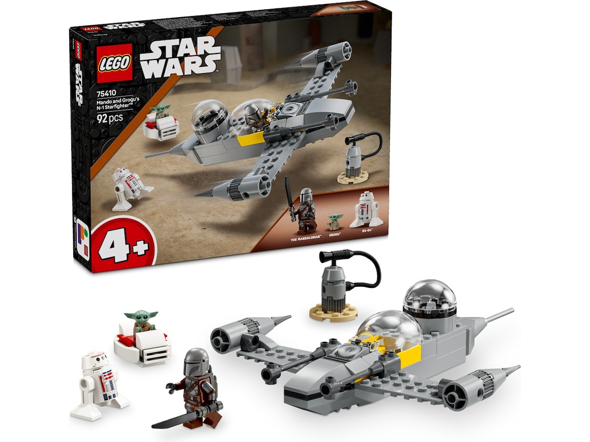LEGO Star Wars Mando og Grogus N-1 starfighter 75410 LEGO