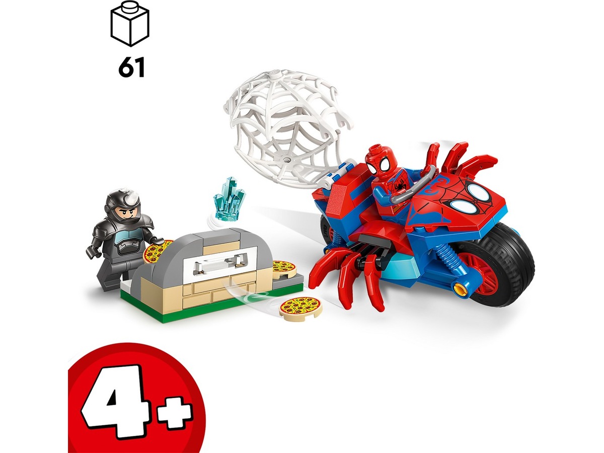 LEGO Spidey på motorsykkel mot Rhino 11206 LEGO