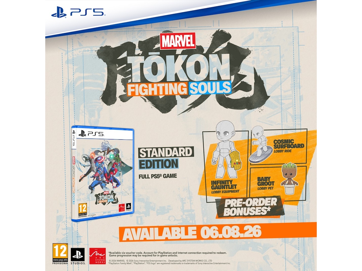 Marvel Tokon Fighting Souls Spill til Playstation 5