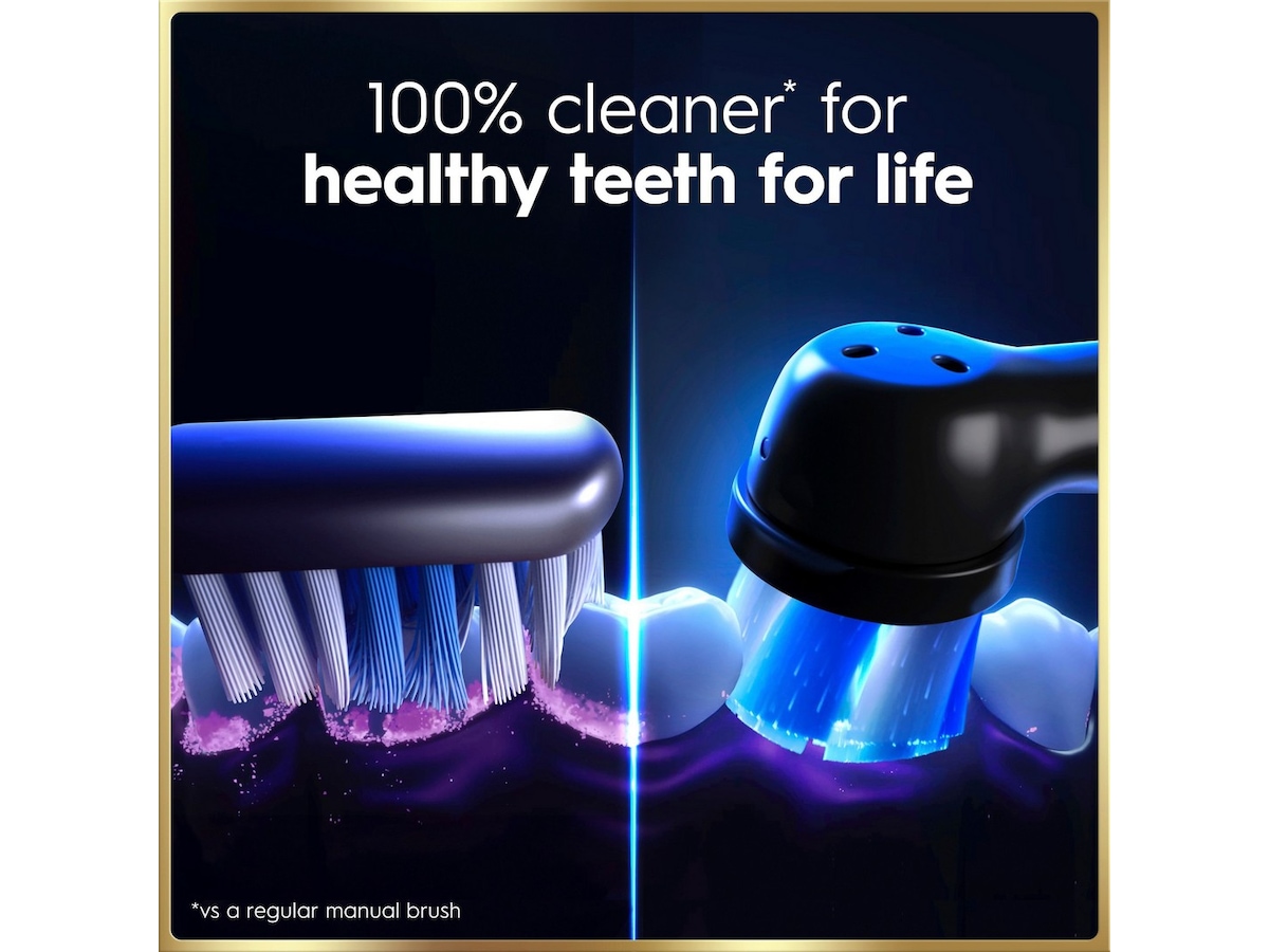 Oral-B iO9 elektrisk tannbørste duo-pakke (svart og rosa) Tilbehør til tannpleie