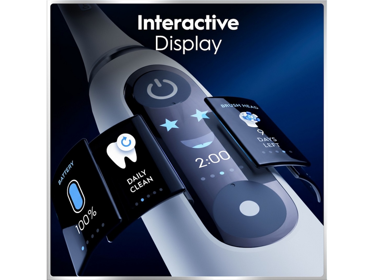 Oral-B iO6 elektrisk tannbørste (grå) Tilbehør til tannpleie