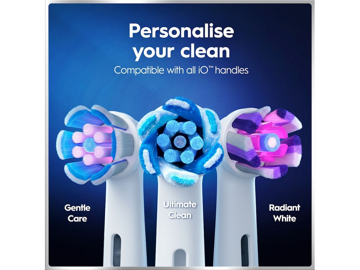 Oral-B iO6 elektrisk tannbørste (grå) Tilbehør til tannpleie