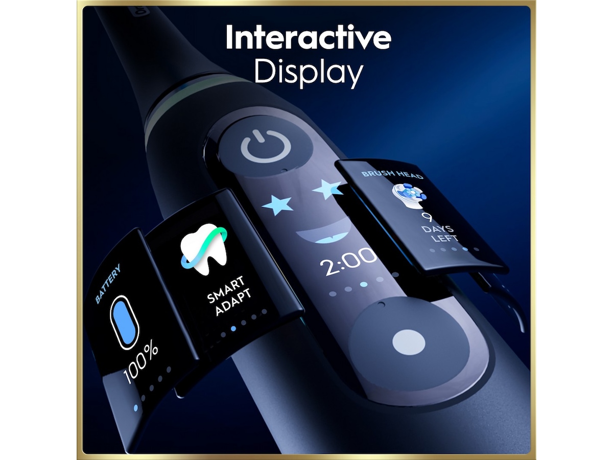 Oral-B iO9 elektrisk tannbørste (svart) Tilbehør til tannpleie