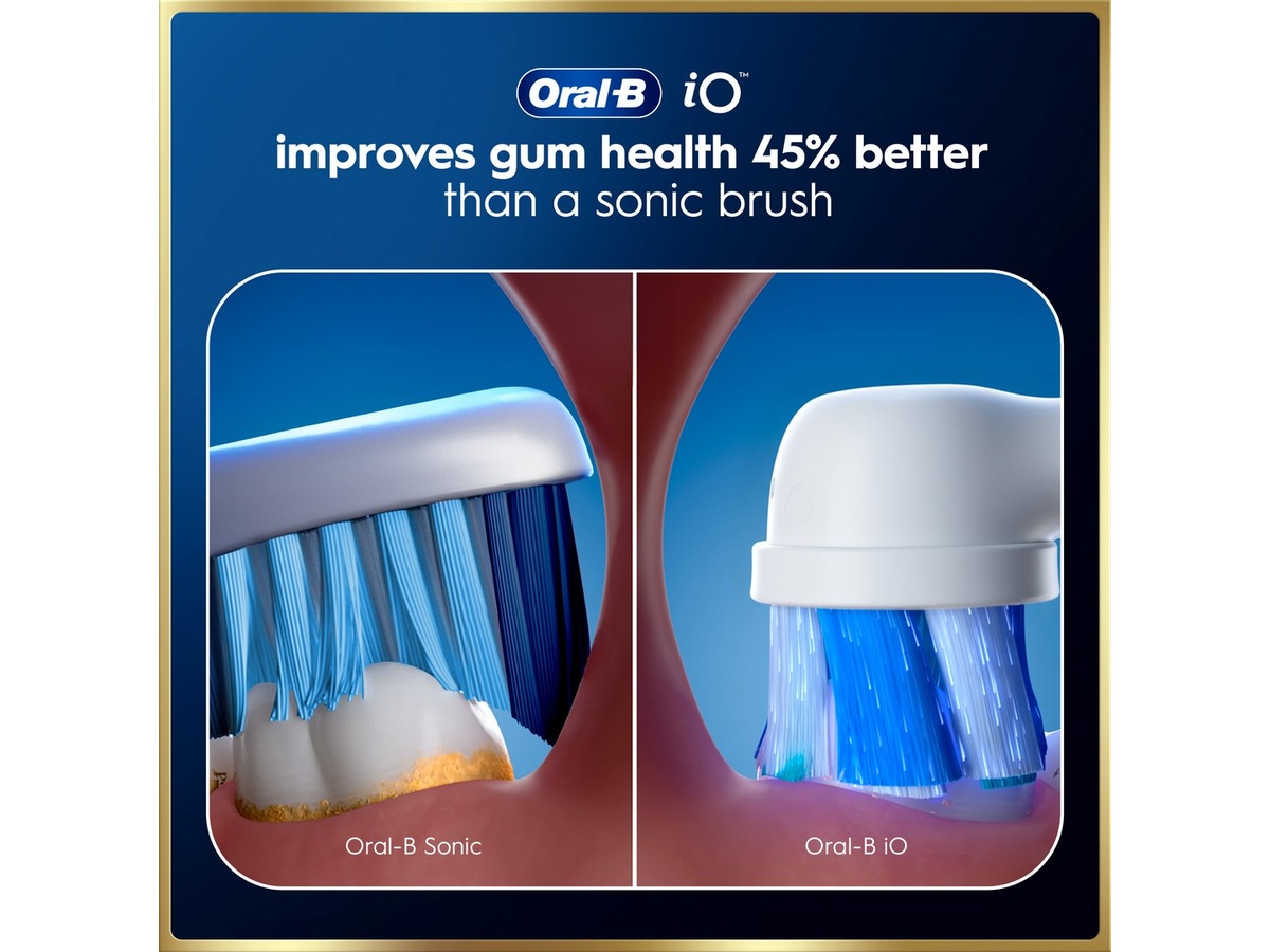 Oral-B iO9 elektrisk tannbørste (hvit) Tilbehør til tannpleie