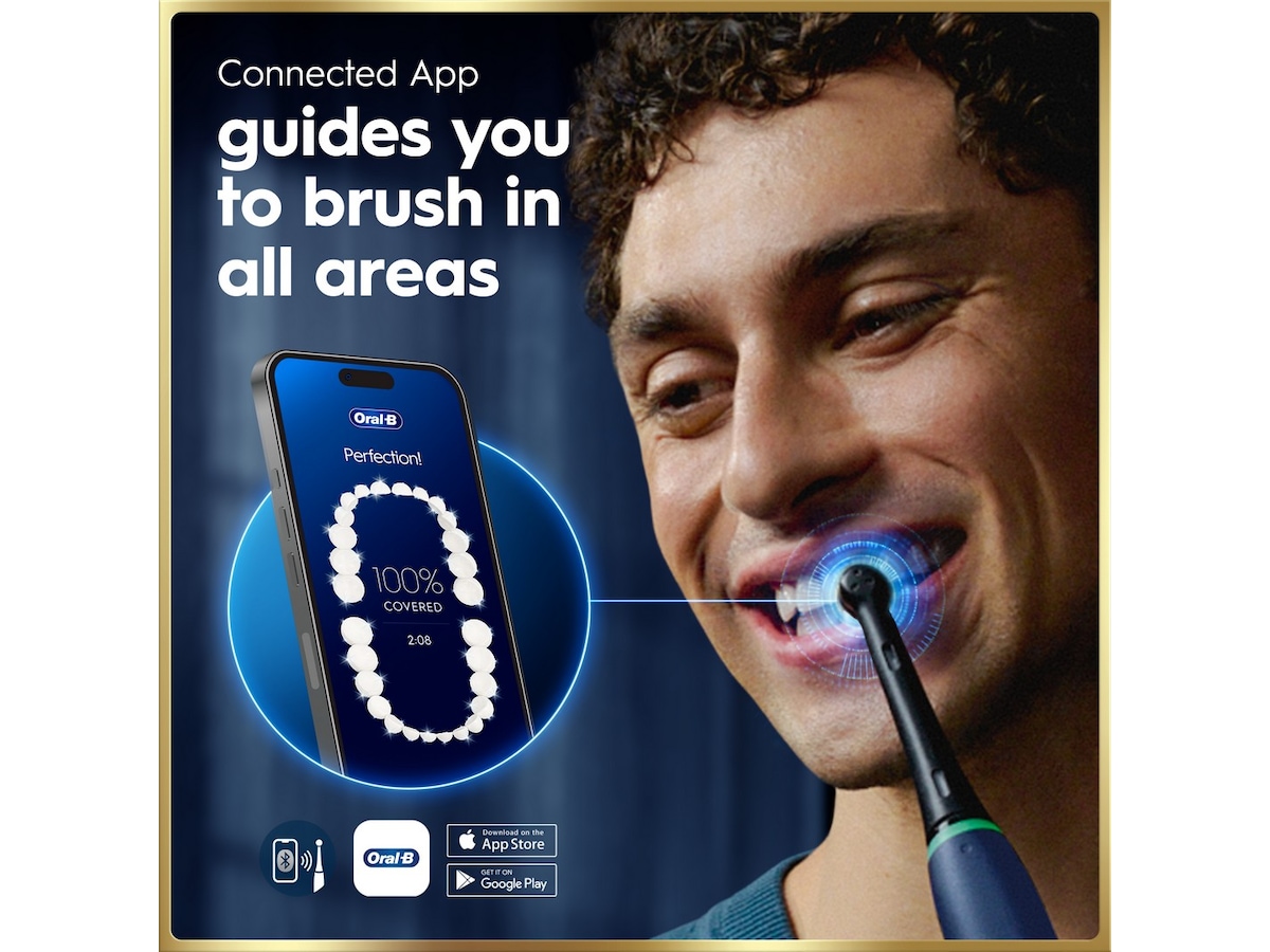 Oral-B iO9 elektrisk tannbørste (blå) Tilbehør til tannpleie