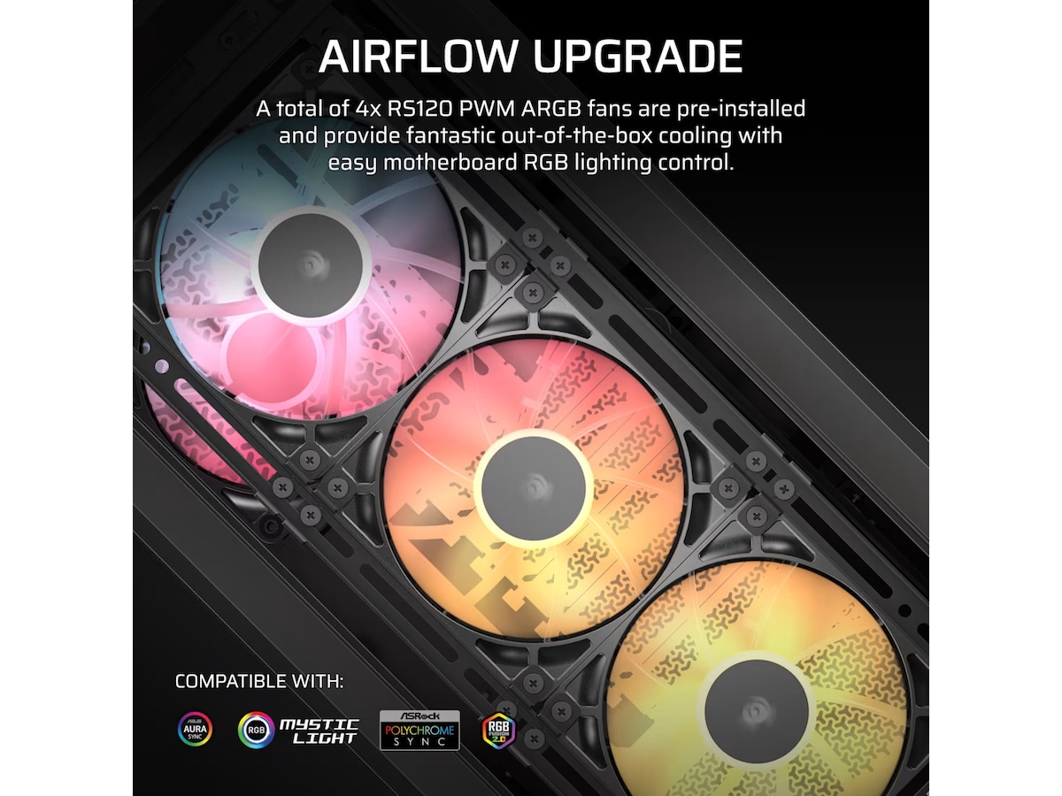 Corsair Frame 4000D LCD RS Performance midi tower (sort) Midi tower