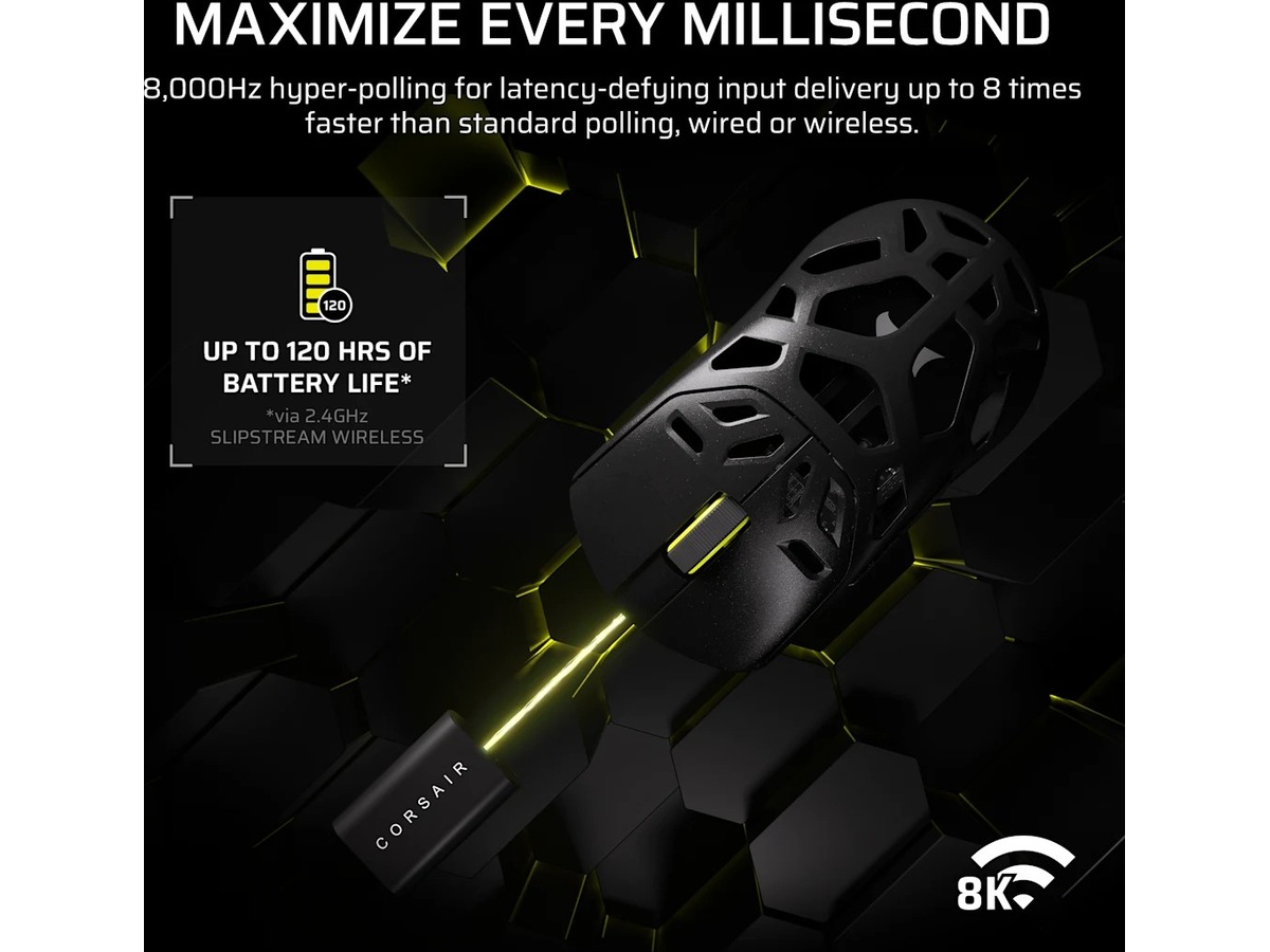 Corsair Sabre v2 Pro gamingmus (hvit) Gamingmus