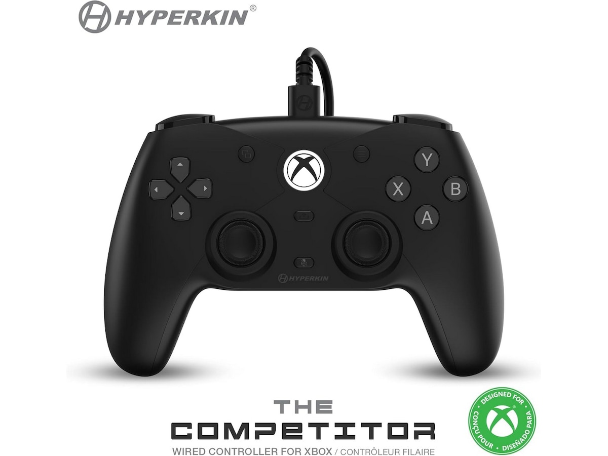 Hyperkin Competitor kablet xbox-kontroller (sort) Tilbehør til spillkonsoller