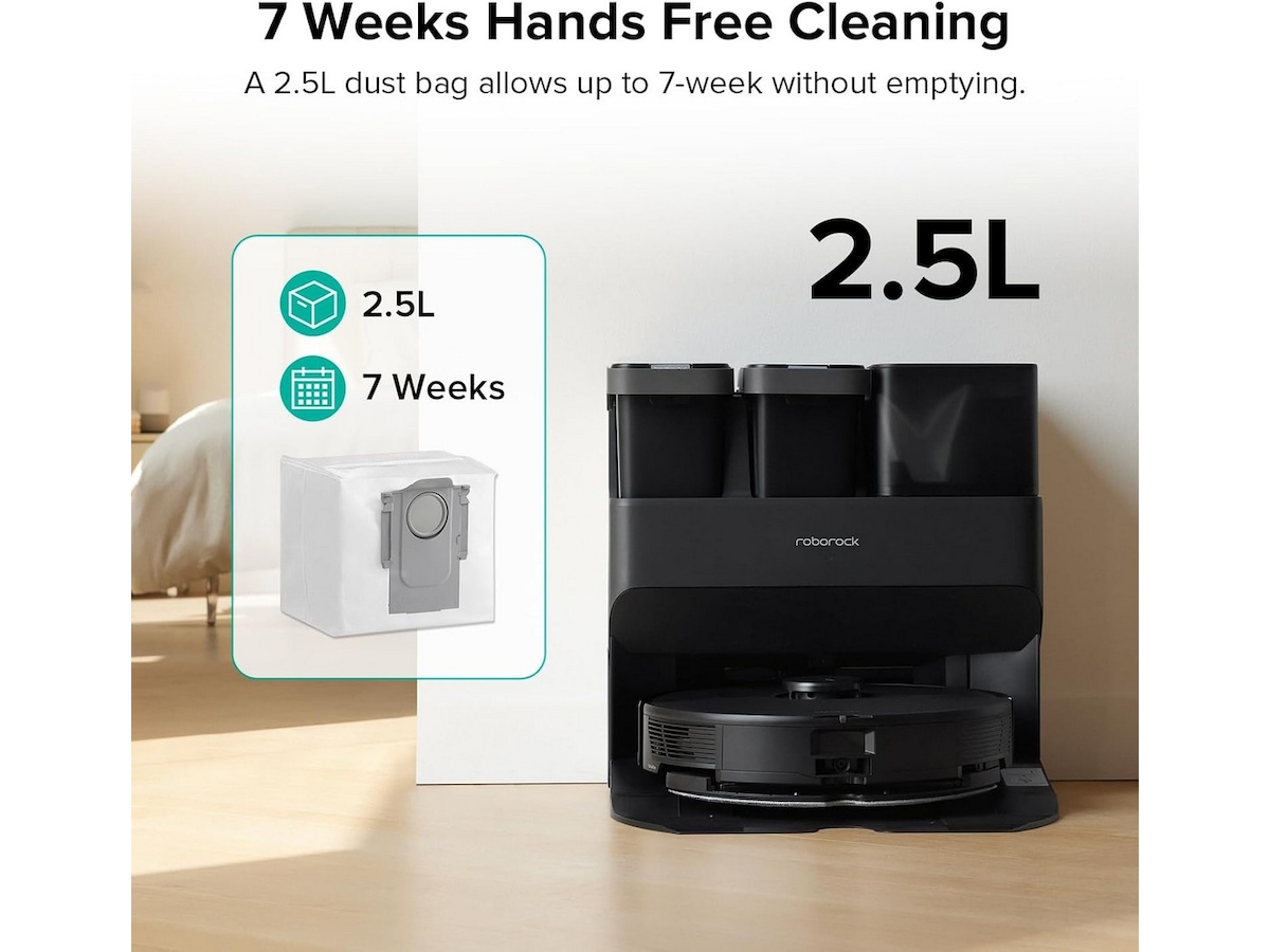 Roborock støvpose ladestasjon 3 stk Tilbehør til støvsugere & rengjøring