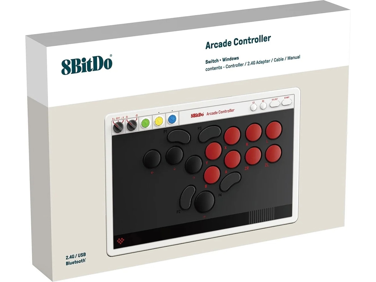 8BitDo arkadekontroller NSW/PC Tilbehør til spillkonsoller