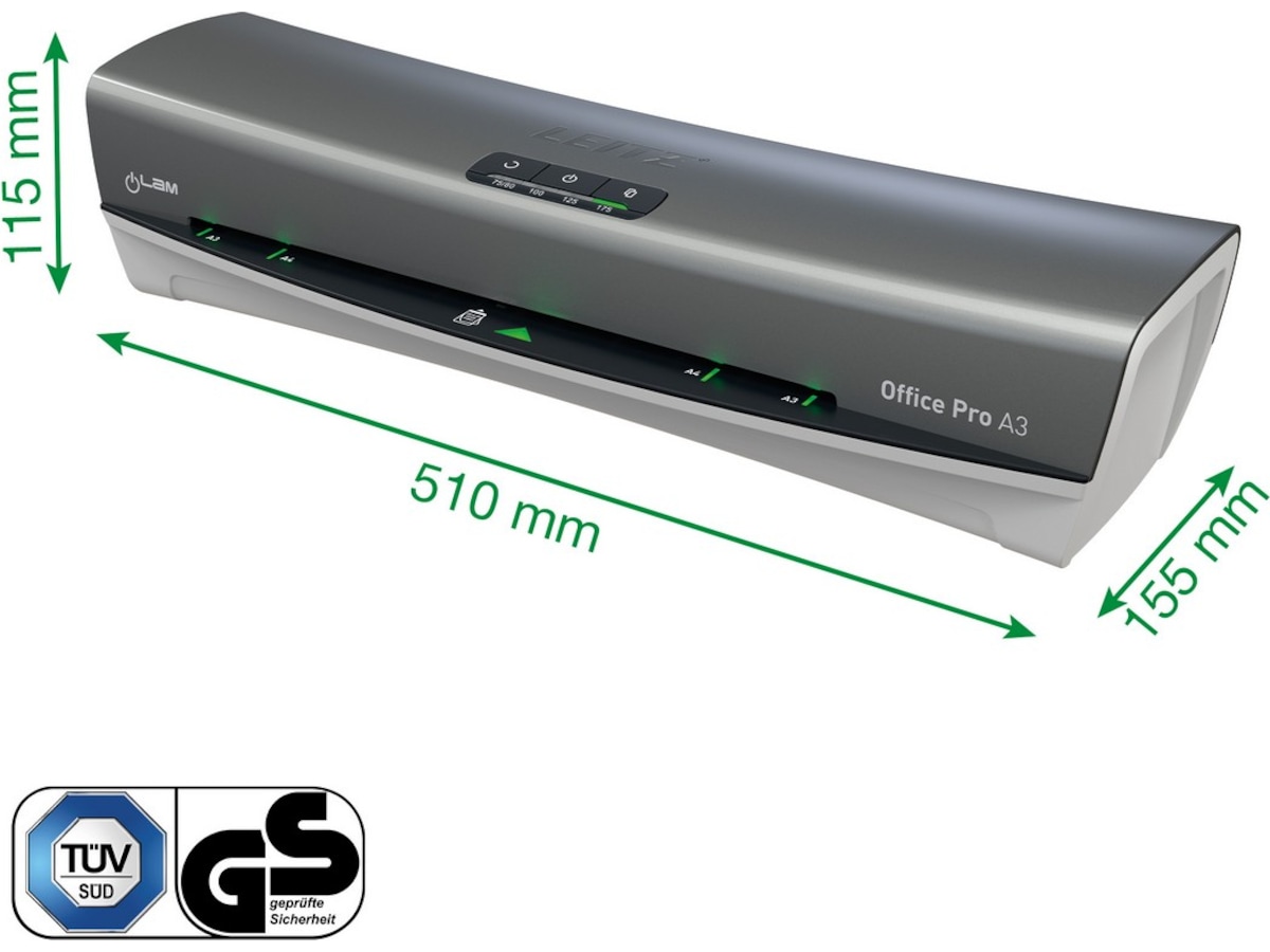 Leitz iLAM Office Pro lamineringsmaskin A3 Lamineringsmaskiner