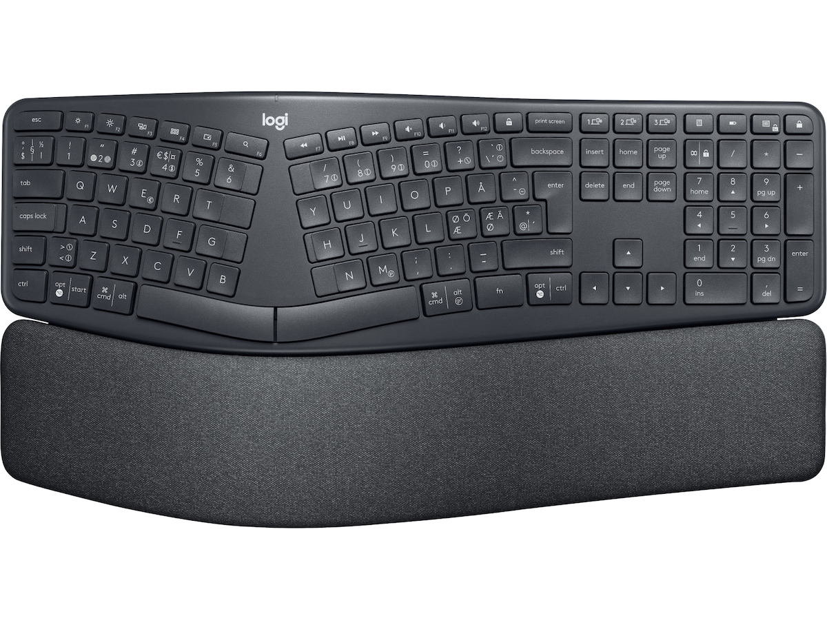Logitech ERGO K860 Trådløs Tastatur Tastatur