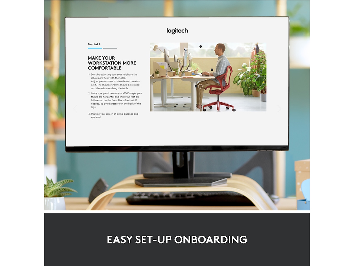 Logitech ERGO K860 Trådløs Tastatur Tastatur